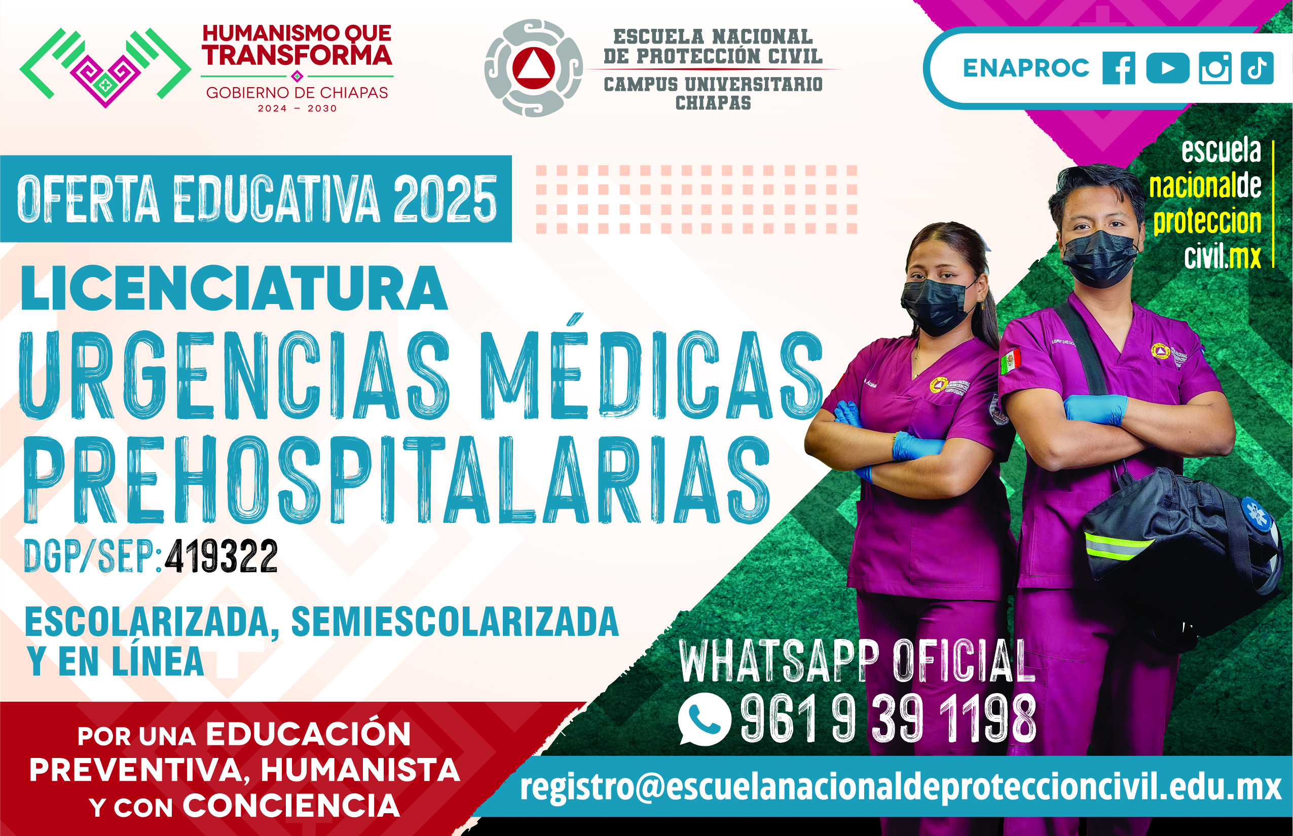 Licenciatura en Urgencias Médicas Prehospitalarias
